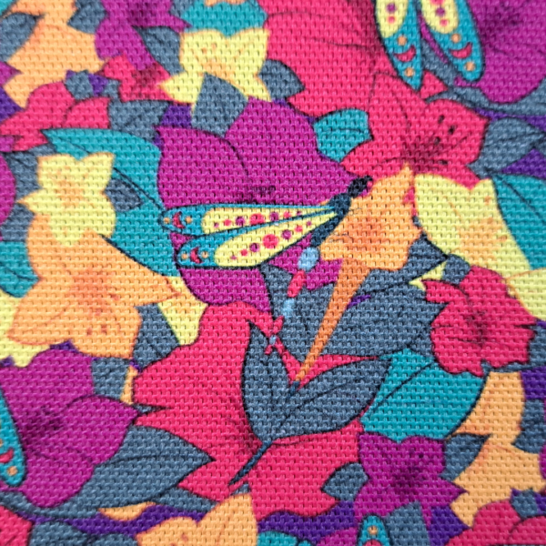 Toile de coton Belles de Jour Multicolore en Pré-commande