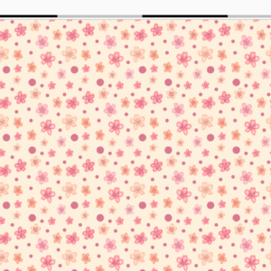 Popeline oeko-tex imprimé en France – Motif Sakura – Fleurs de Cerisiers – Fond Ecru