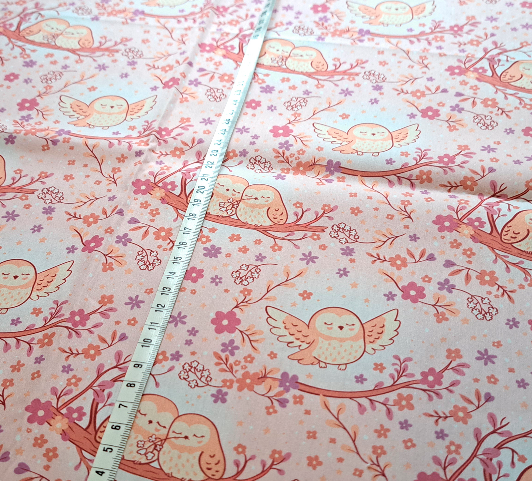 Nouveau – Popeline oeko-tex imprimé en France – Motif Au coeur de la douceur – Fond Saumon Nouveau - Popeline oeko-tex imprimé en France - Motif Au coeur de la douceur - Fond Saumon – Image 12