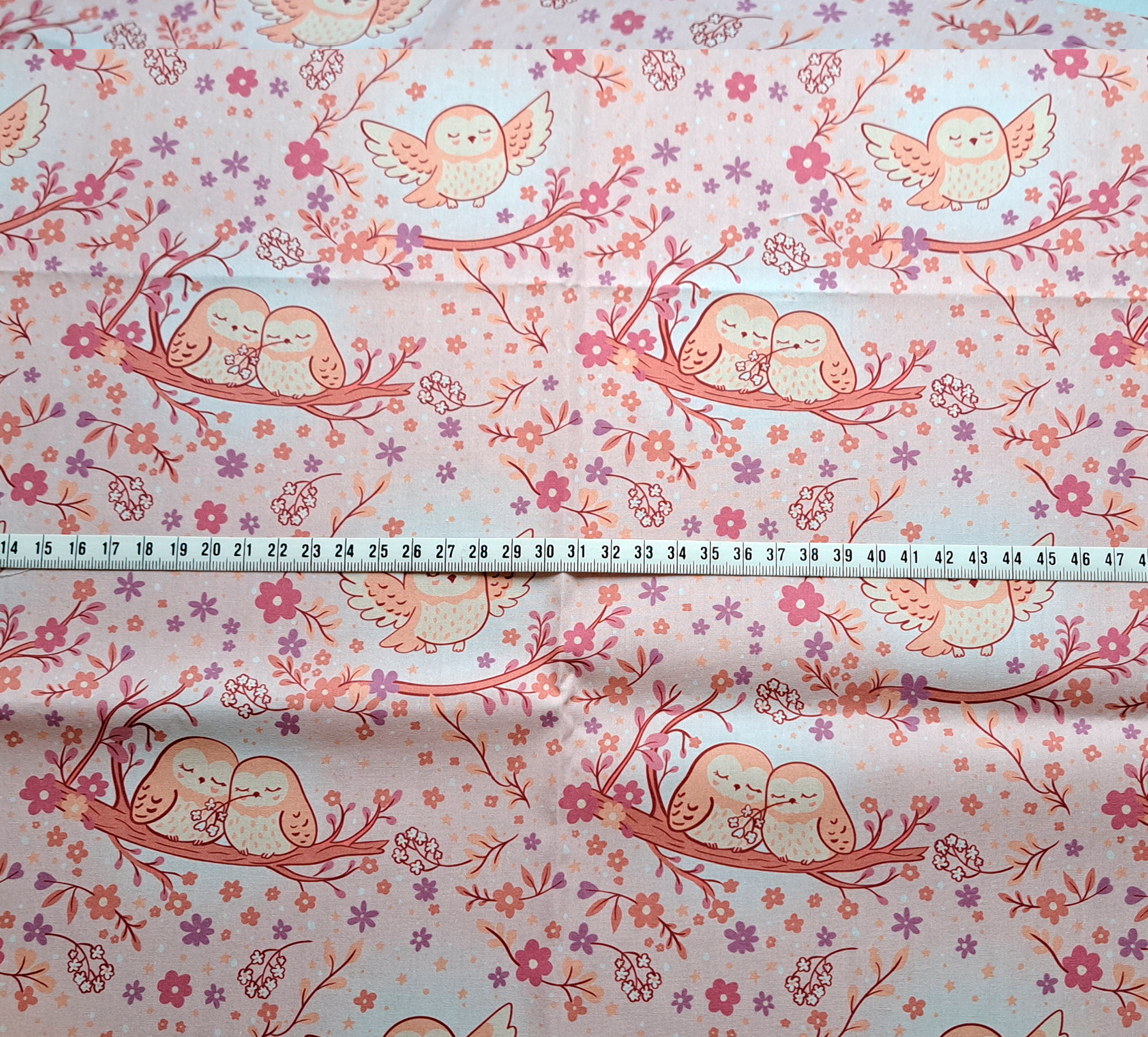 Nouveau – Popeline oeko-tex imprimé en France – Motif Au coeur de la douceur – Fond Saumon Nouveau - Popeline oeko-tex imprimé en France - Motif Au coeur de la douceur - Fond Saumon – Image 14