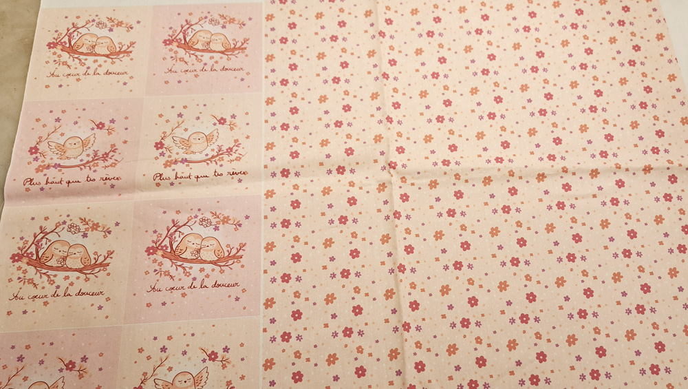 Nouveau – Popeline oeko-tex imprimé en France – Motif Panneau créatif Chouettes Nyctales – Fond Ecru Nouveau - Popeline oeko-tex imprimé en France - Motif Panneau créatif Chouettes Nyctales - Fond Ecru – Image 3