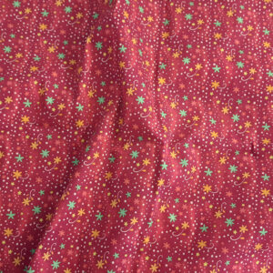 Nouveau – Popeline — Motif Floral simplifié – Méduses Stellaires – Version Acidulée Nouveau – Popeline — Motif Floral simplifié – Méduses Stellaires – Version Acidulée